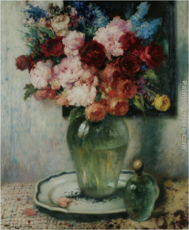 Vase de Fleurs painting - Fernand Toussaint Vase de Fleurs art painting